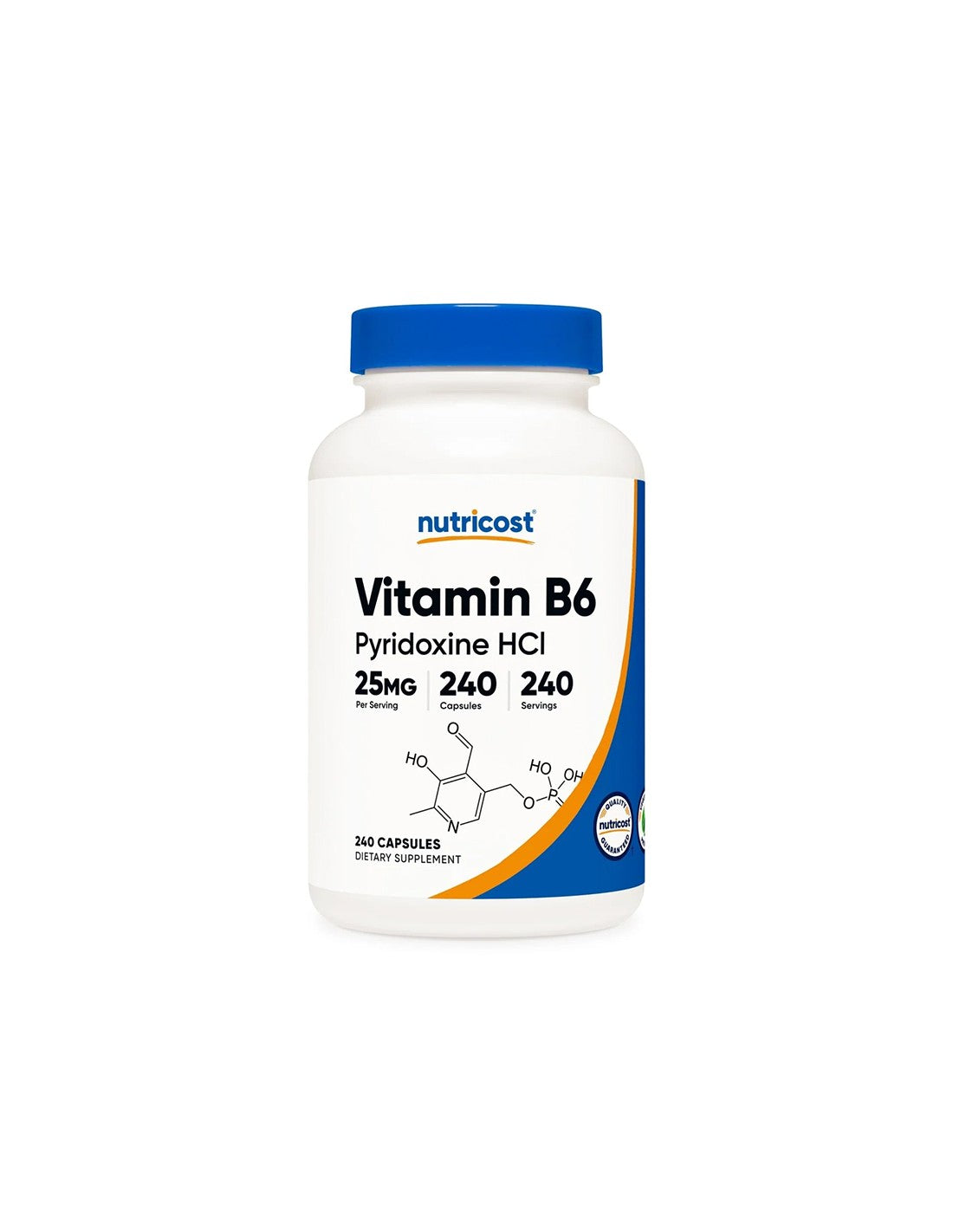 Stress und gute Laune – Vitamin B6 Pyridoxin HCI, 25 mg x 240 Kapseln