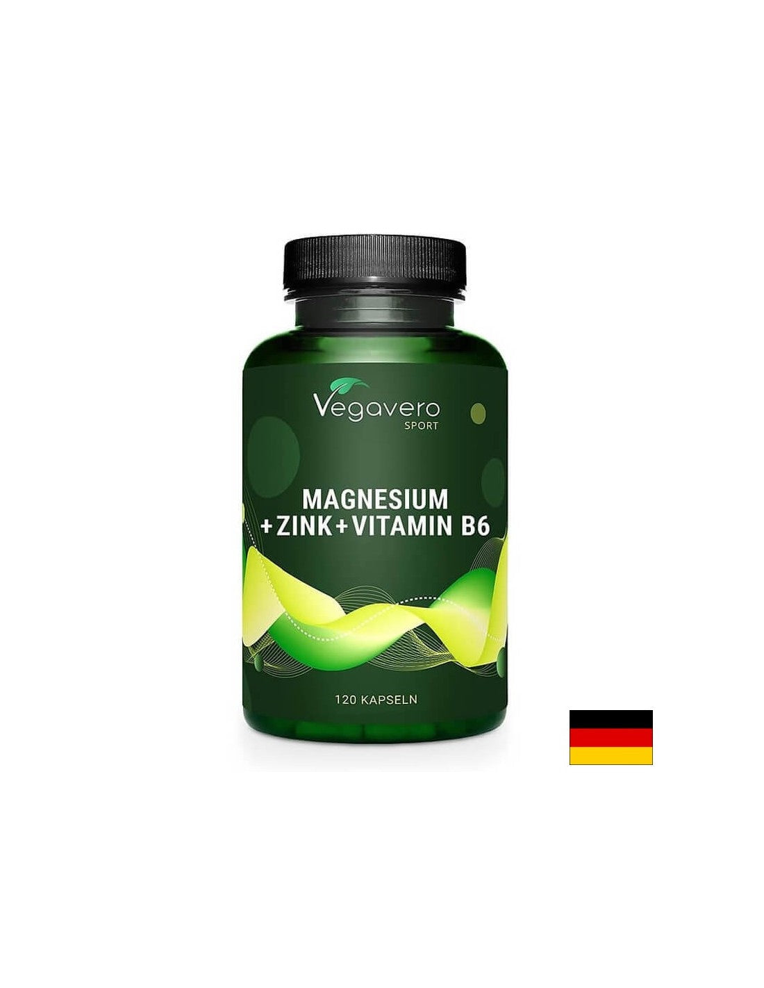 Für aktive Sportarten – Zink+Magnesium+Vitamin B6 – ZMA, 120 Kapseln