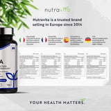 BCAA (2:1:1) mit Vitamin B6 &amp; B12 - 180 Kapseln. <tc>Nutravita</tc>