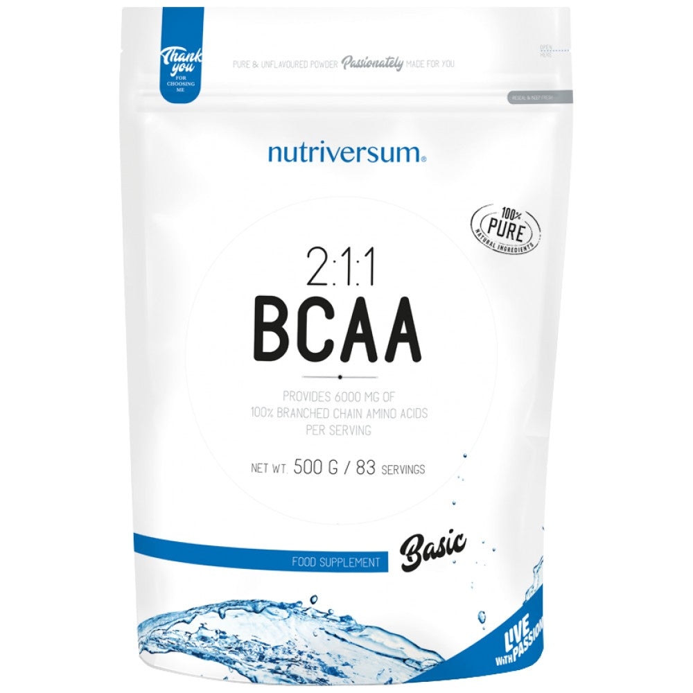 BCAA 2:1:1 Pulver – 500 Gramm