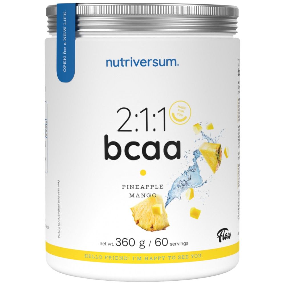 BCAA 2:1:1 Pulver | Durchfluss - 360 Gramm