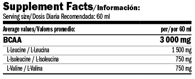 BCAA 3000 Schuss/60 ml