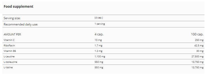 BCAA Complex 2200 - 400 Kapseln