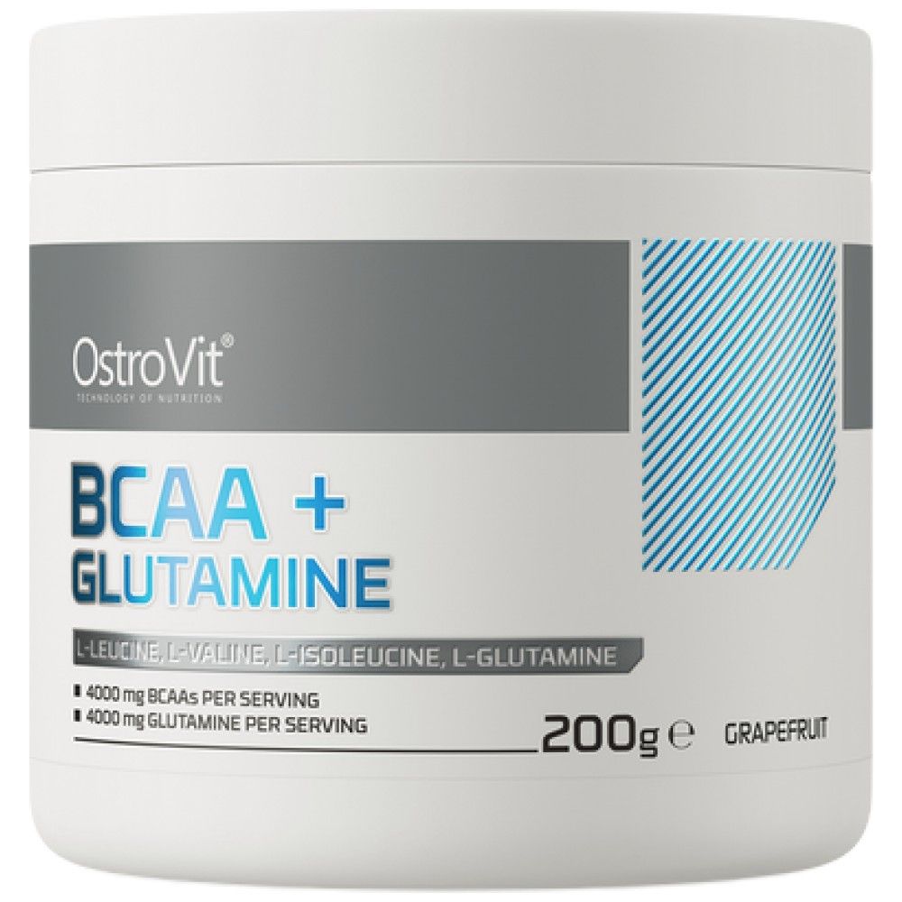 BCAA + GLUTAMIN-Pulver – 200 Gramm