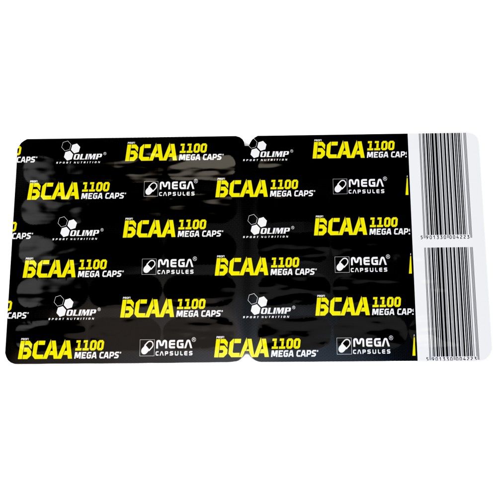 BCAA Mega Caps 1100 – 30 Kapseln