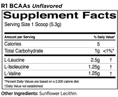 BCAAs ohne Geschmack | 100 % mikronisierte 2:1:1 BCAA-Formel – 318 Gramm
