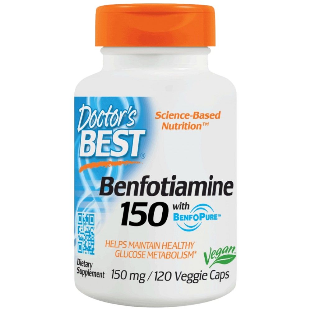BESTES Benfotiamin 150 mg | BenfoPure – 120 Kapseln