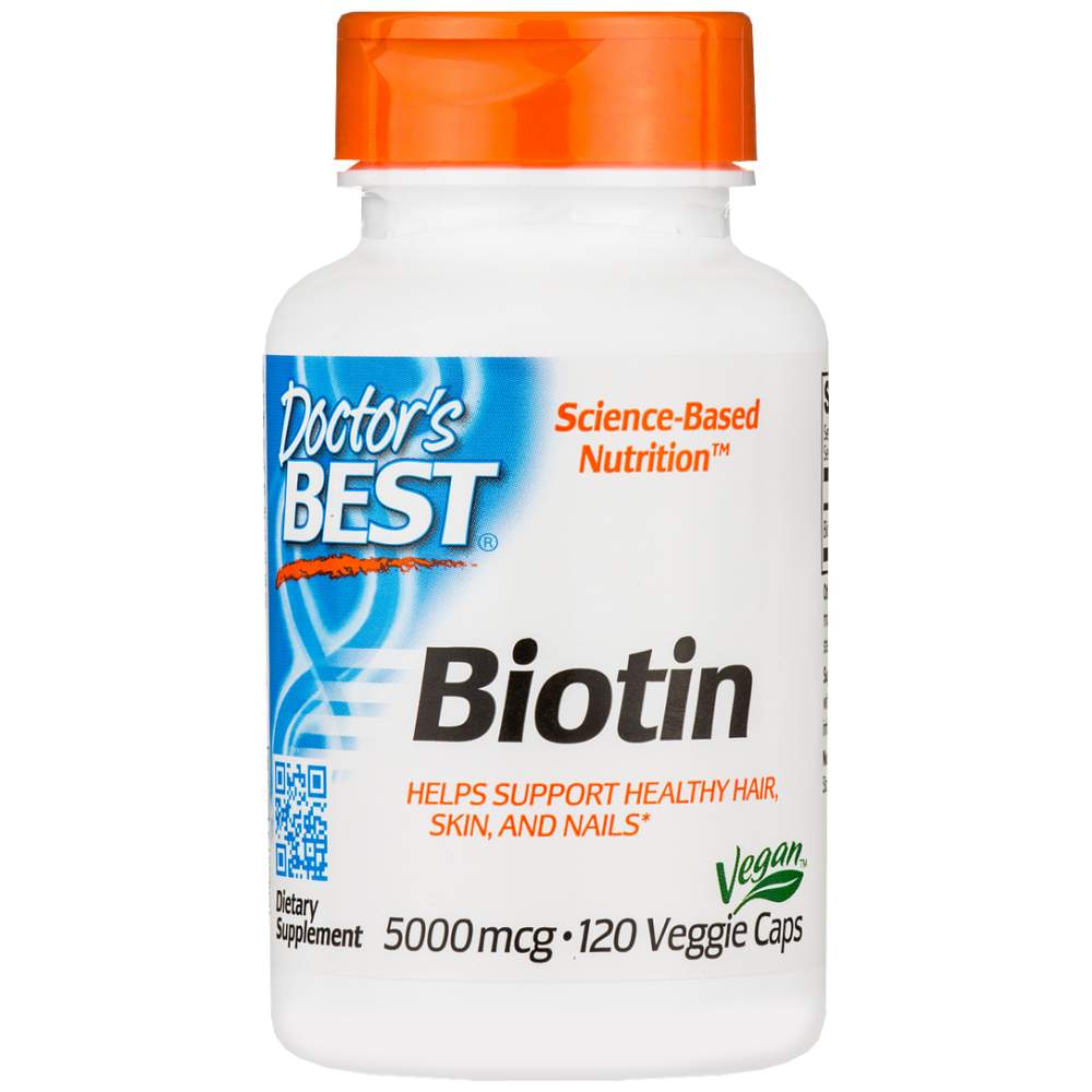 BEST Biotin 5000 mcg – 120 Kapseln