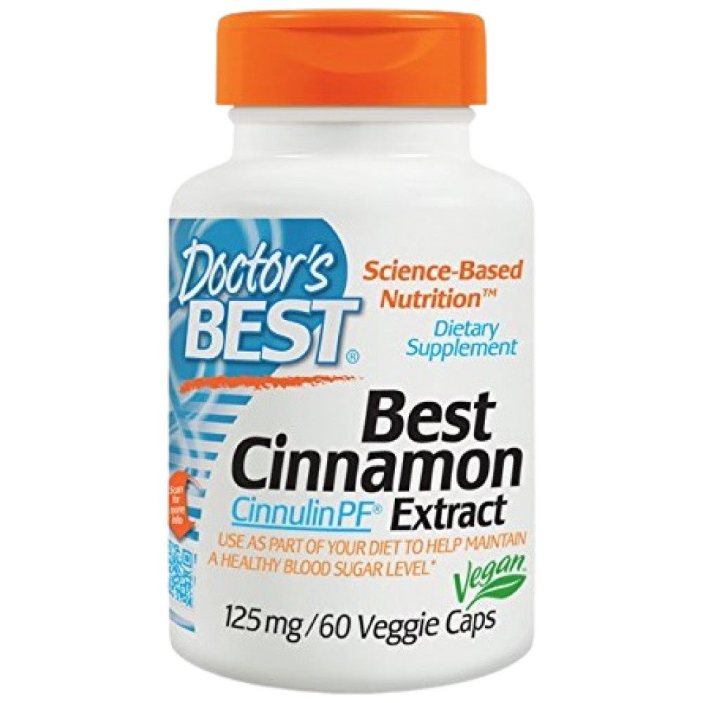 BESTER Zimtextrakt mit CinnulinPF 125 mg – 60 Kapseln