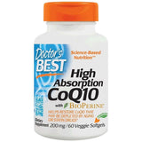 BESTES CoQ10 mit Bioperine 200 mg – 60 Gelkapseln