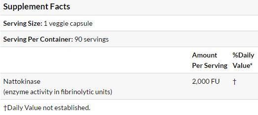 BESTE Nattokinase 2.000 FUs – 270 Kapseln