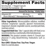 BESTES natürliches Vitamin K2 MK-7 45 µg – 180 Kapseln