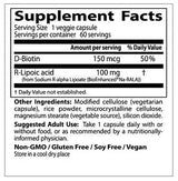 BESTE R-Liponsäure/stabilisiertes NA-R-ALA 100 mg – 60 Kapseln