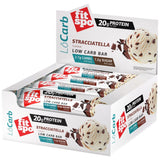 Proteinriegel mit geringer Kohlenhydrate | Ketofreundliche Stracciatella - 12 x 60 Gramm