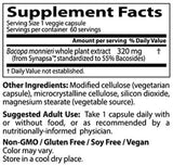 Bacopa mit Synapsa 320 mg – 60 Kapseln
