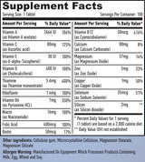 Basic Multivitamin 100 Tabs für Erwachsene.