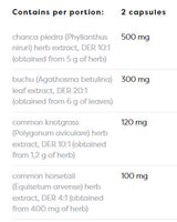 Herbal Nierenunterstützung | Gesunder Harnweg - 60 Kapseln