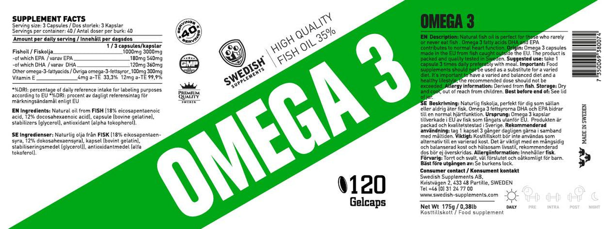 Be Smart – Omega 3 – 120 Gelkapseln