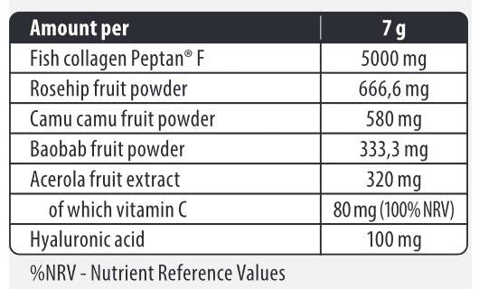 Beauty Marine Collagen/mit Superfoods und Hyaluronsäure – 210 Gramm