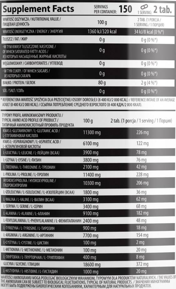 Beef Amino 2000 300 Tabletten