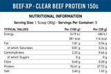 Rindfleisch-XP | Klares hydrolysiertes Rindfleischprotein – 150 Gramm