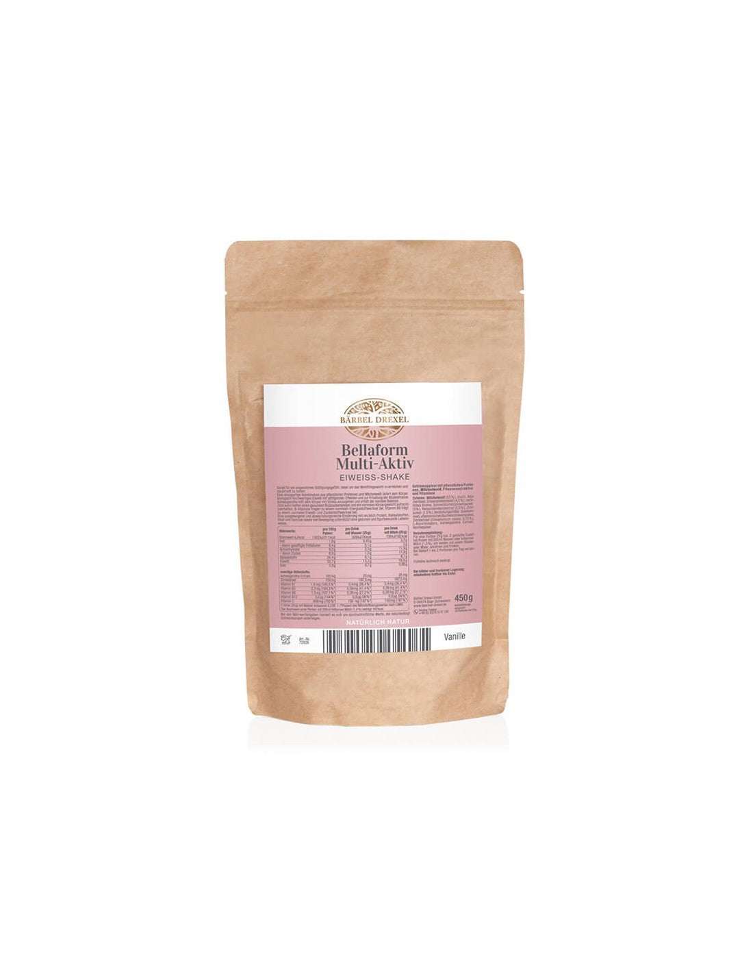 Pflanzliches und Milcheiweiß + Ashwagandha, Zimt und Vitamine – Bellaform, 450 g, Pulver mit Vanille- und Zimtgeschmack <tc>Bärbel Drexel</tc>