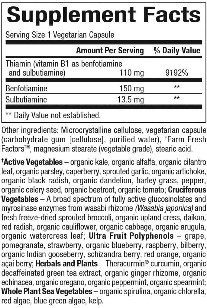 Benfotiamin 150 mg | BioCoenzymated™ – 30 Kapseln