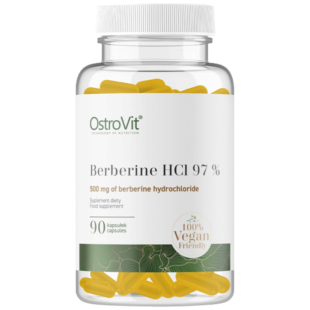Berberin HCl 500 mg | 97 % Berberiswurzelextrakt 90 Kapseln