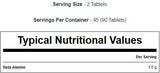 Beta-Alanin-Aminosäure 90 Tabletten