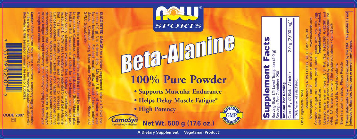Beta Alanin | CarnoSyn® – 500 Gramm