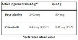Beta-Alanin-Ausdauersportpulver | mit Vitamin B6 - 240 Gramm