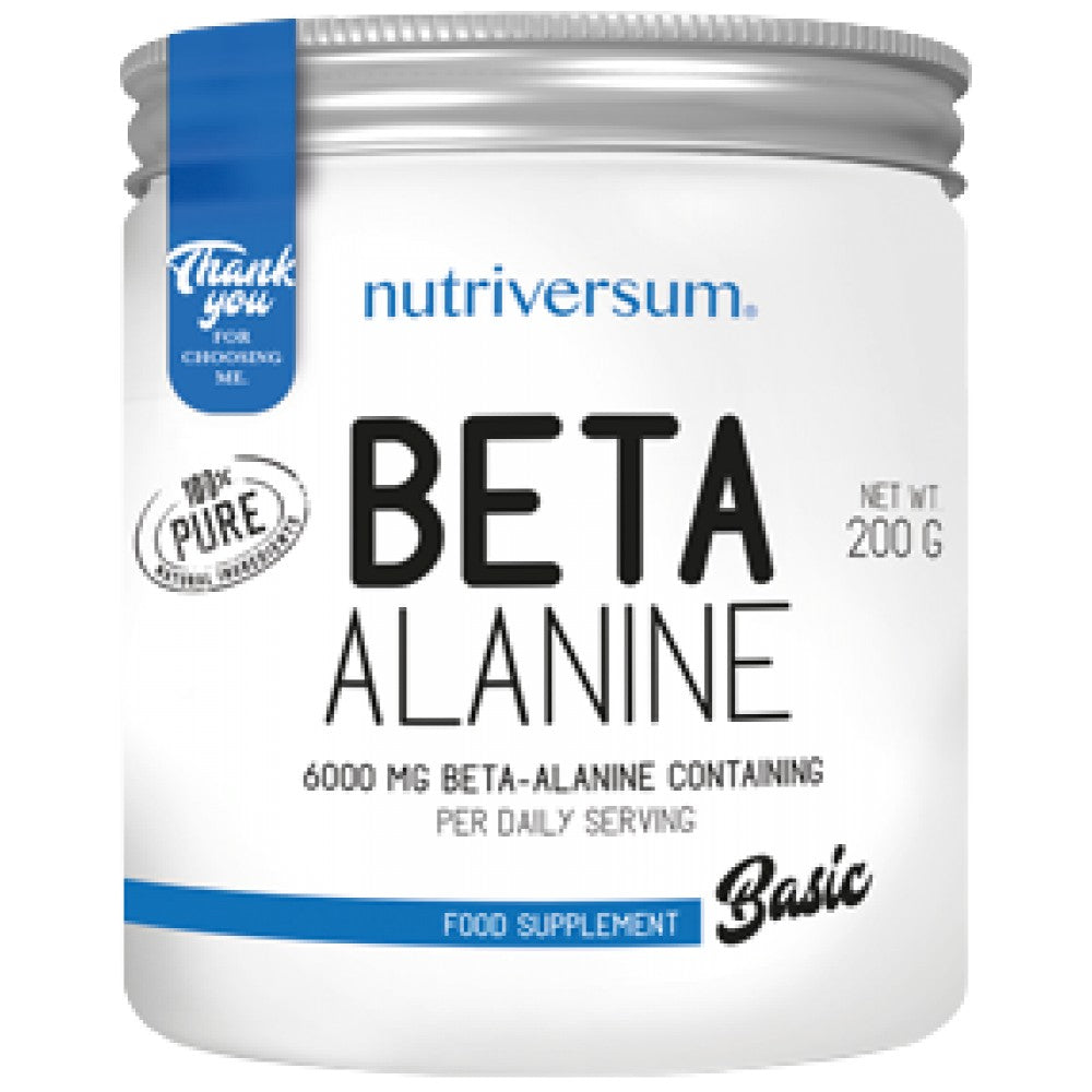 Beta-Alanin-Pulver | 100 % rein – 200 Gramm