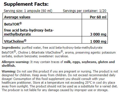BetaTOR® Liquid SHOT Box/20 x 60 ml