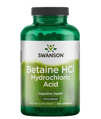Betain-HCl-Salzsäure mit Pepsin – 250 Kapseln