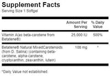 Ultra Betatene Mix Carotinoide 60 Gelkapseln