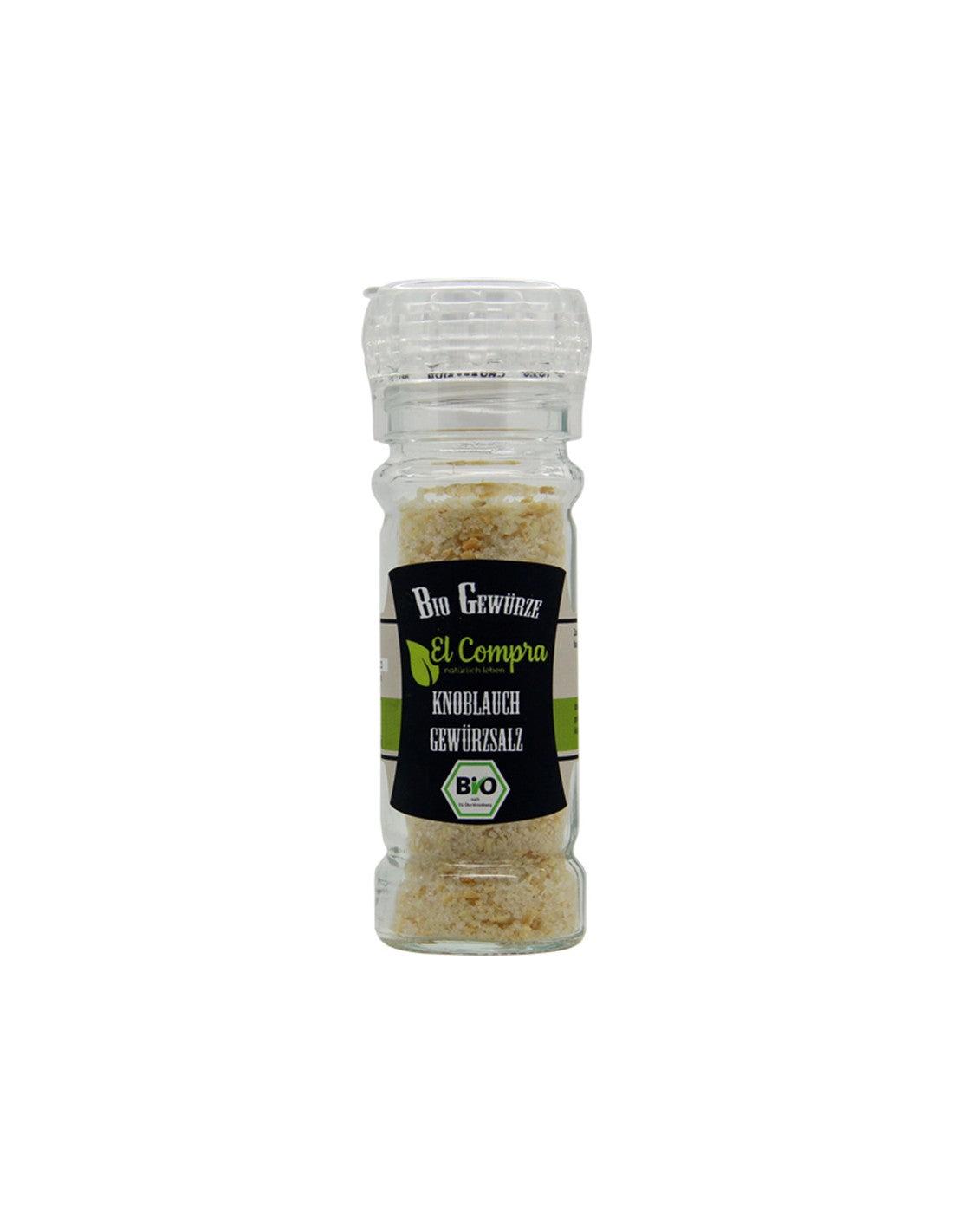 Bio Knoblauch Gewürzsalz - Indisches Bio-Knoblauchsalz, 65 g El Compra