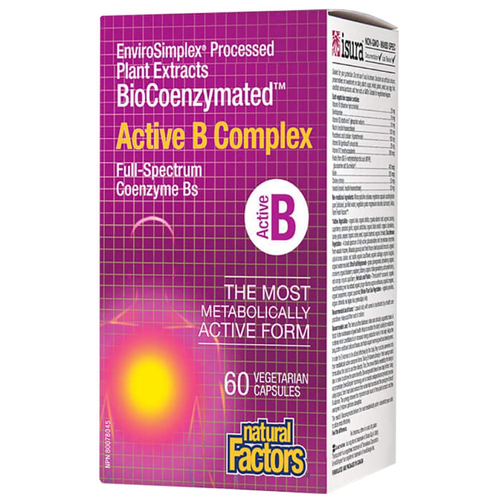 BioCoenzymated Active B-Complex – 60 Kapseln