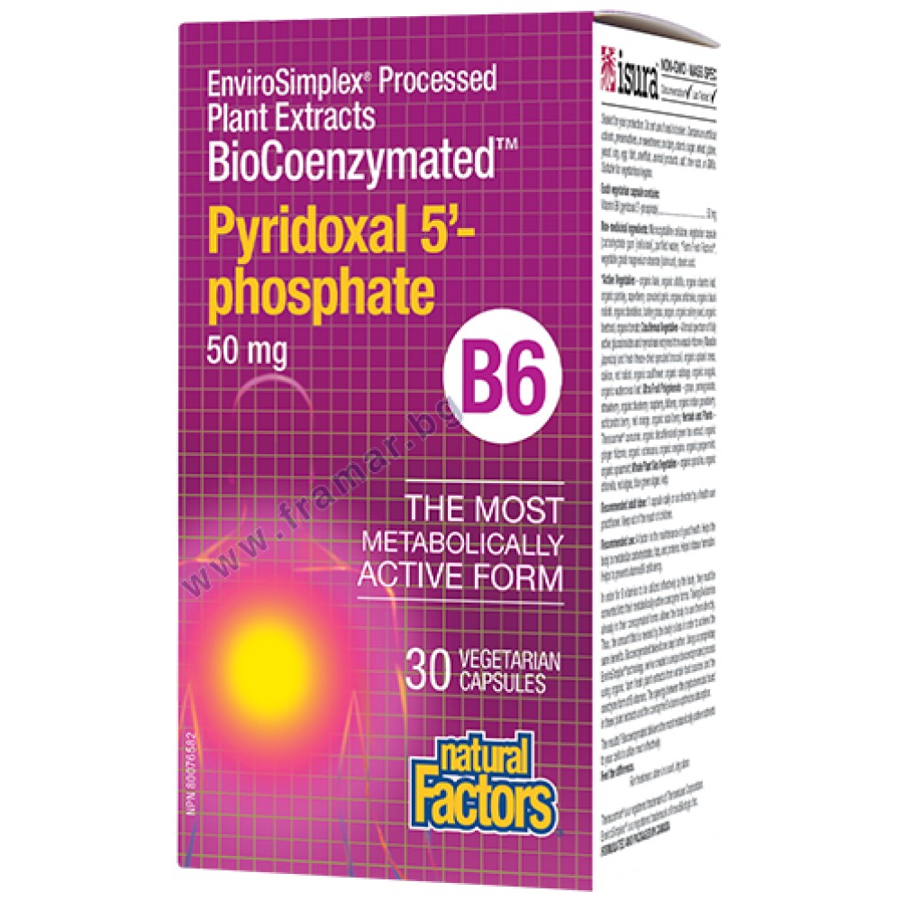 BioCoenzymated P-5-P/Pyridoxal 5-Phosphat B6 50 mg – 30 Kapseln