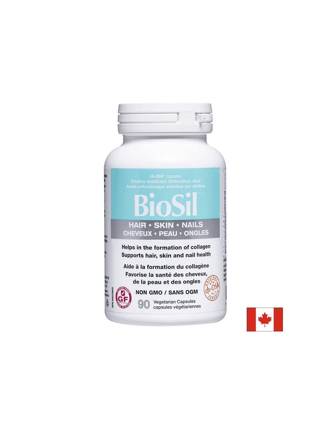 BioSil™ Haar, Haut &amp; Nägel/90 Kapseln für Haar, Haut und Nägel <tc>Natural Factors</tc>