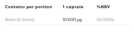 Biotin 10.000 µg – 60 Kapseln