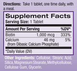 Biotin 1000mcg./100 Tabs.