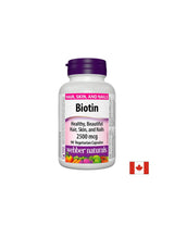 Biotin/Biotin, 2500 µg, 90 Kapseln <tc>Webber Naturals</tc>