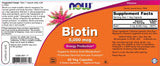 Biotin 5000 µg – 60 Kapseln