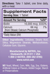 Biotin maximale Stärke 10.000 µg./100 Tabs.