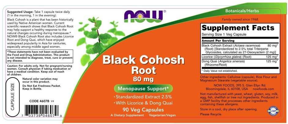 Traubensilberkerzenwurzel 80 mg – 90 Kapseln