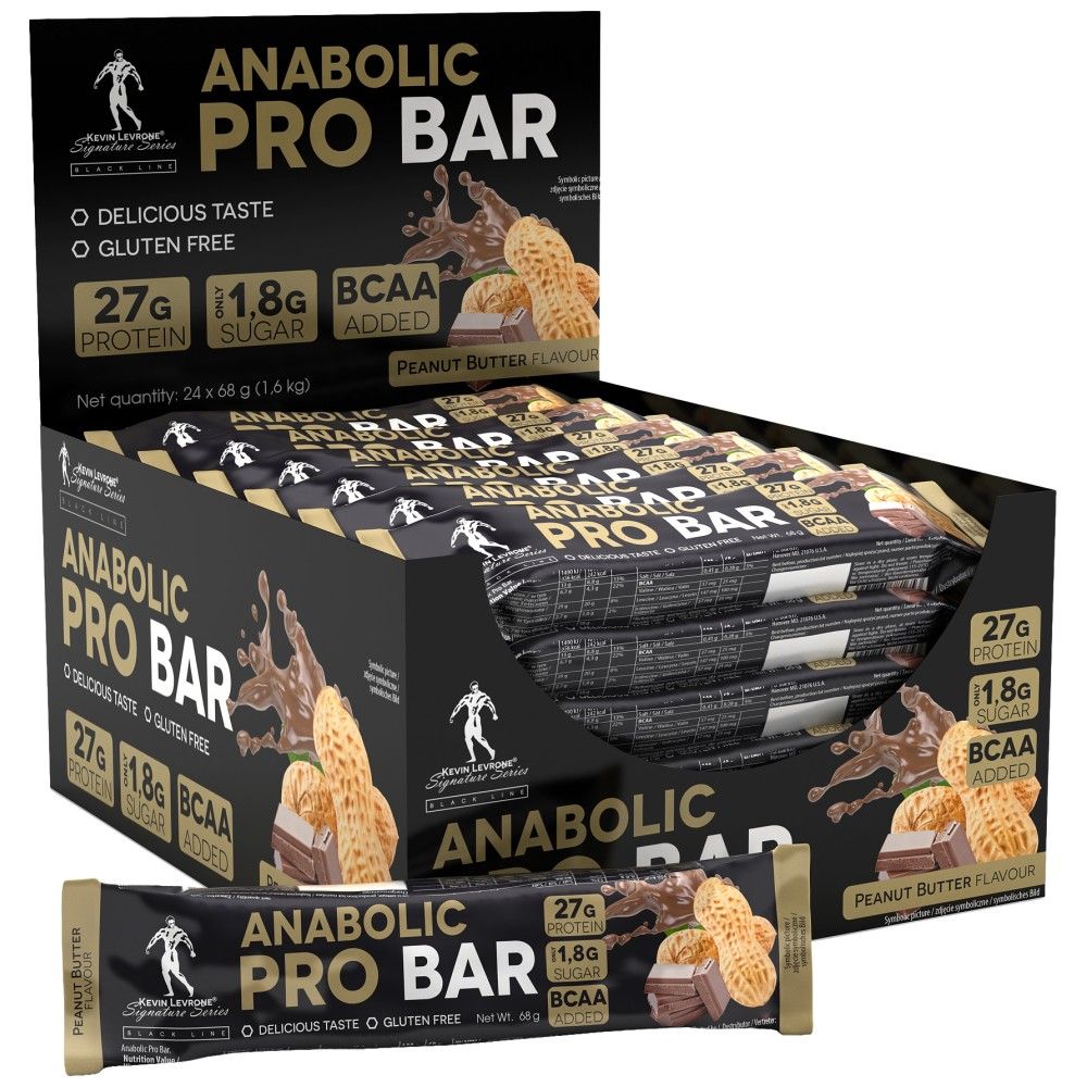 Black Line/Anabolic Pro/Proteinriegel – 24 x 68 Gramm
