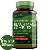 Schwarzer Maca-Wurzel-Komplex 5000 mg/180 Kapseln, 180 Tage/ <tc>Nutravita</tc>