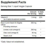 Schwarzes Kreuzkümmelöl 500 mg - 60 Gelkapseln