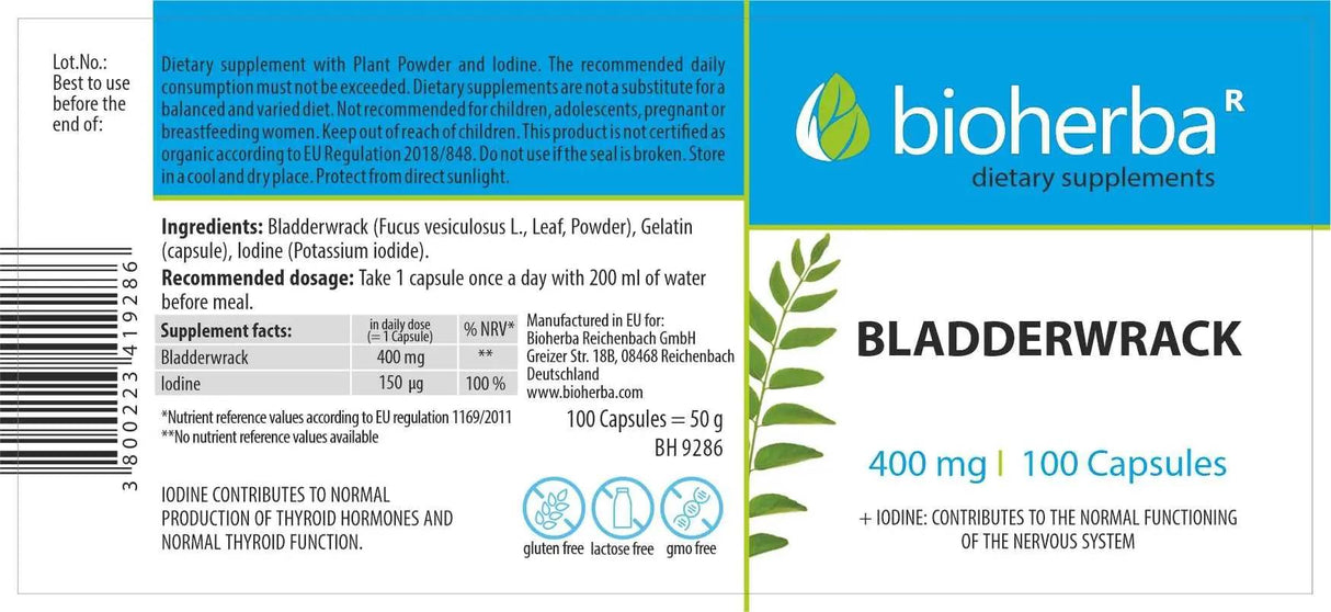 Blasentang 400 mg – 100 Kapseln