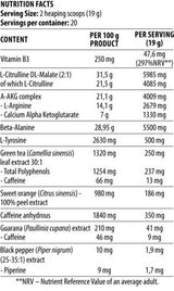 Blut und Eingeweide | Das Mind & Body Pre-Workout – 380 Gramm